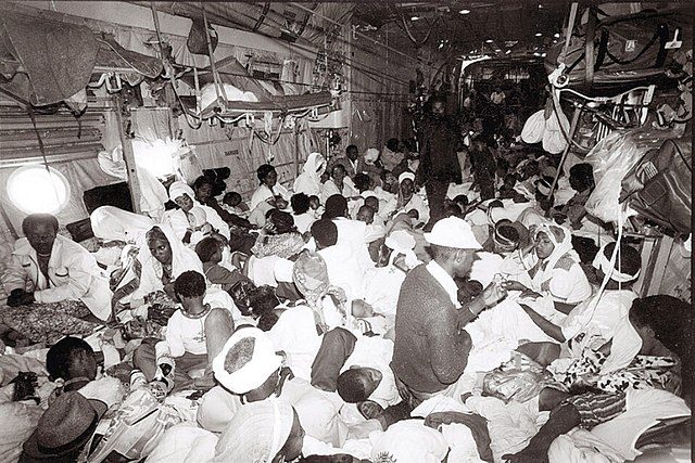Operation Solomon bringing Ethiopian Jews to Israel (IDF)